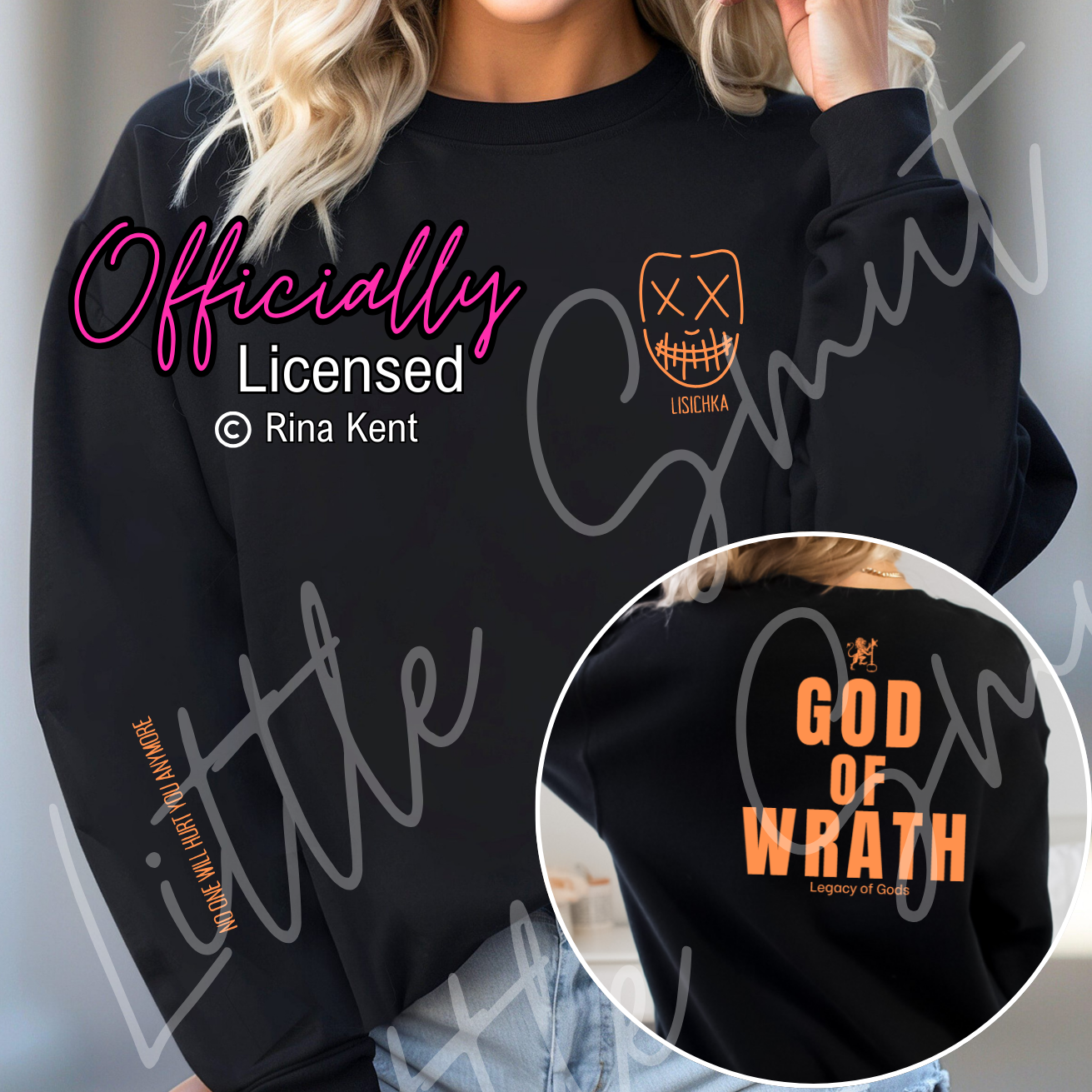 Officially Licensed Rina Kent God Of Wrath Sweatshirt