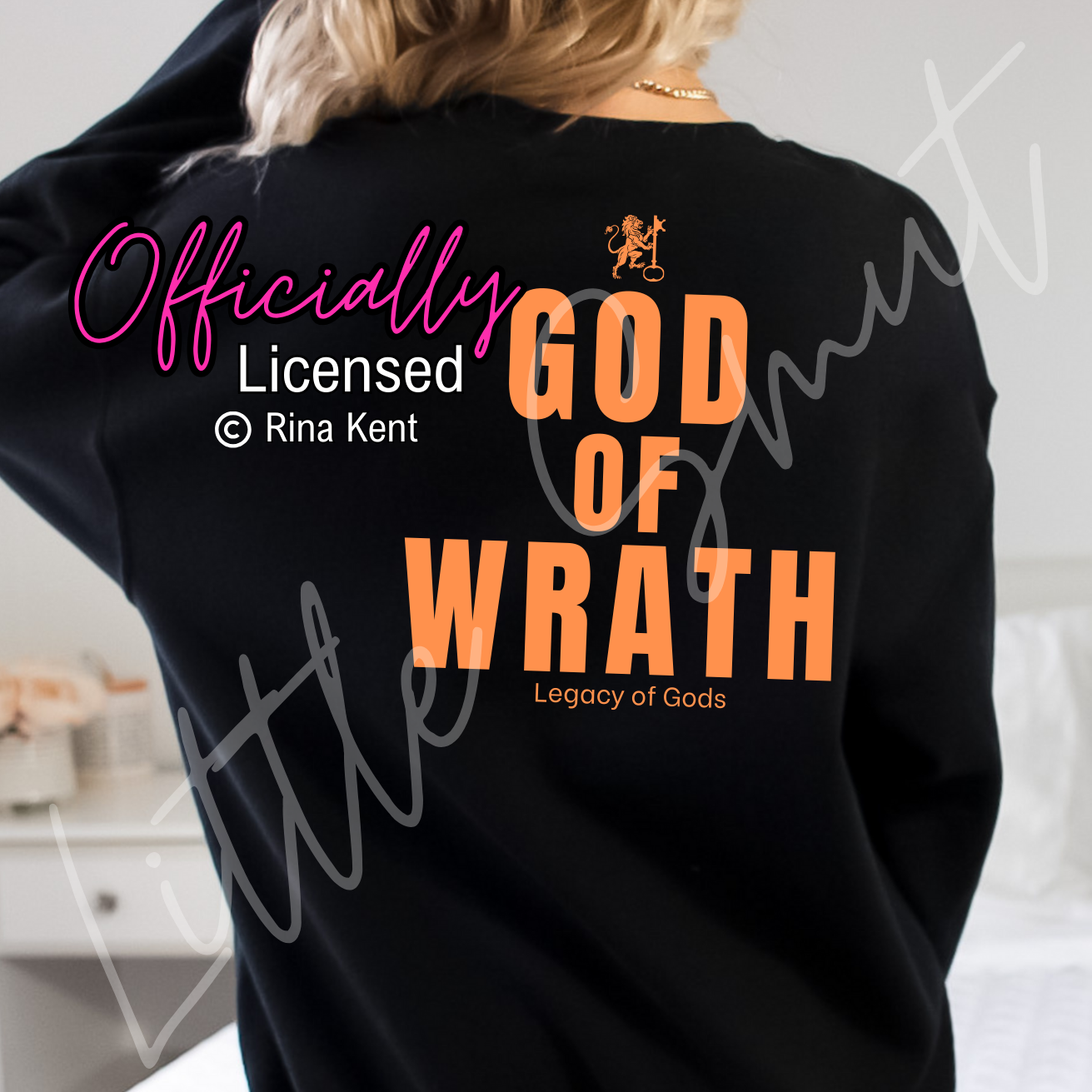 Officially Licensed Rina Kent God Of Wrath Sweatshirt