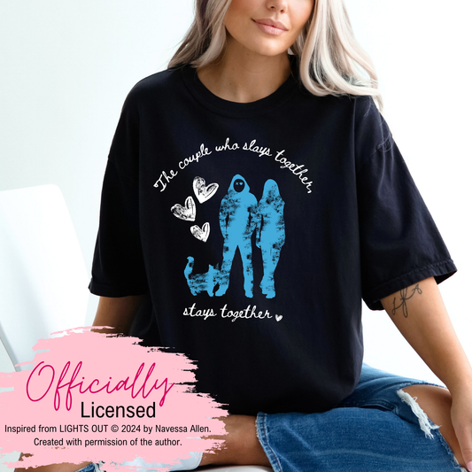 Officially Licensed Lights Out Book - Navessa Allen - A Family Who Slays Together Stays Together - Into Darkness - Shirt - Book Merch - Dark Romance