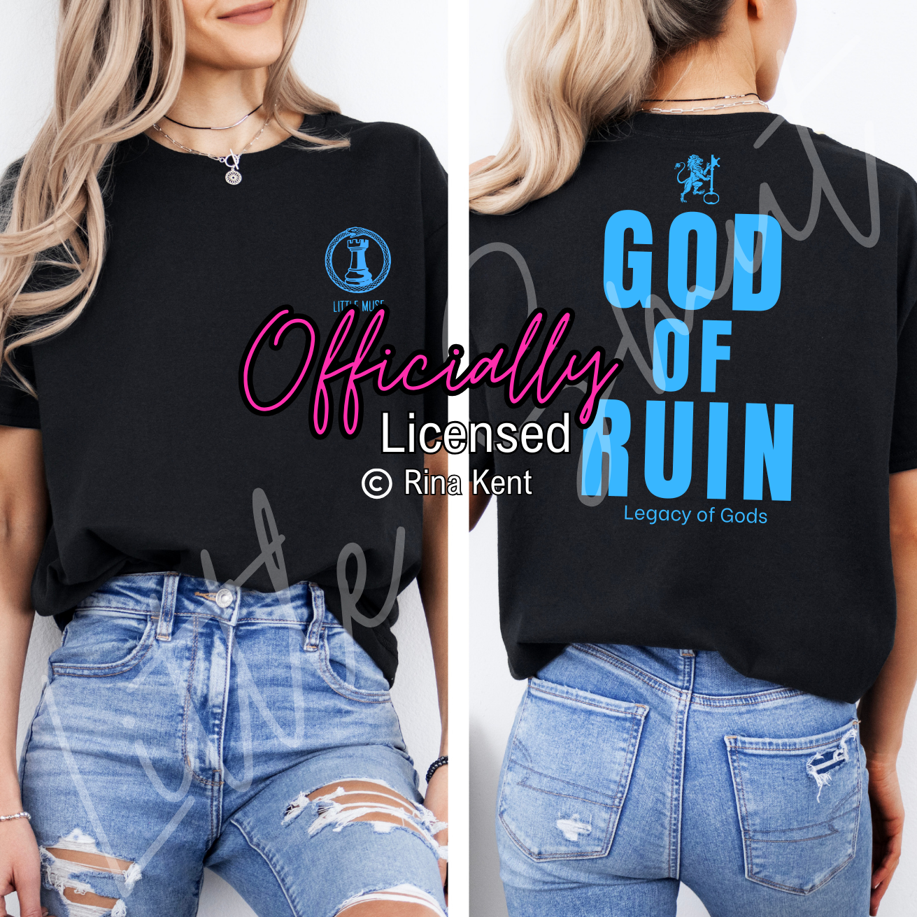 Officially Licensed Rina Kent God Of Ruin Shirt