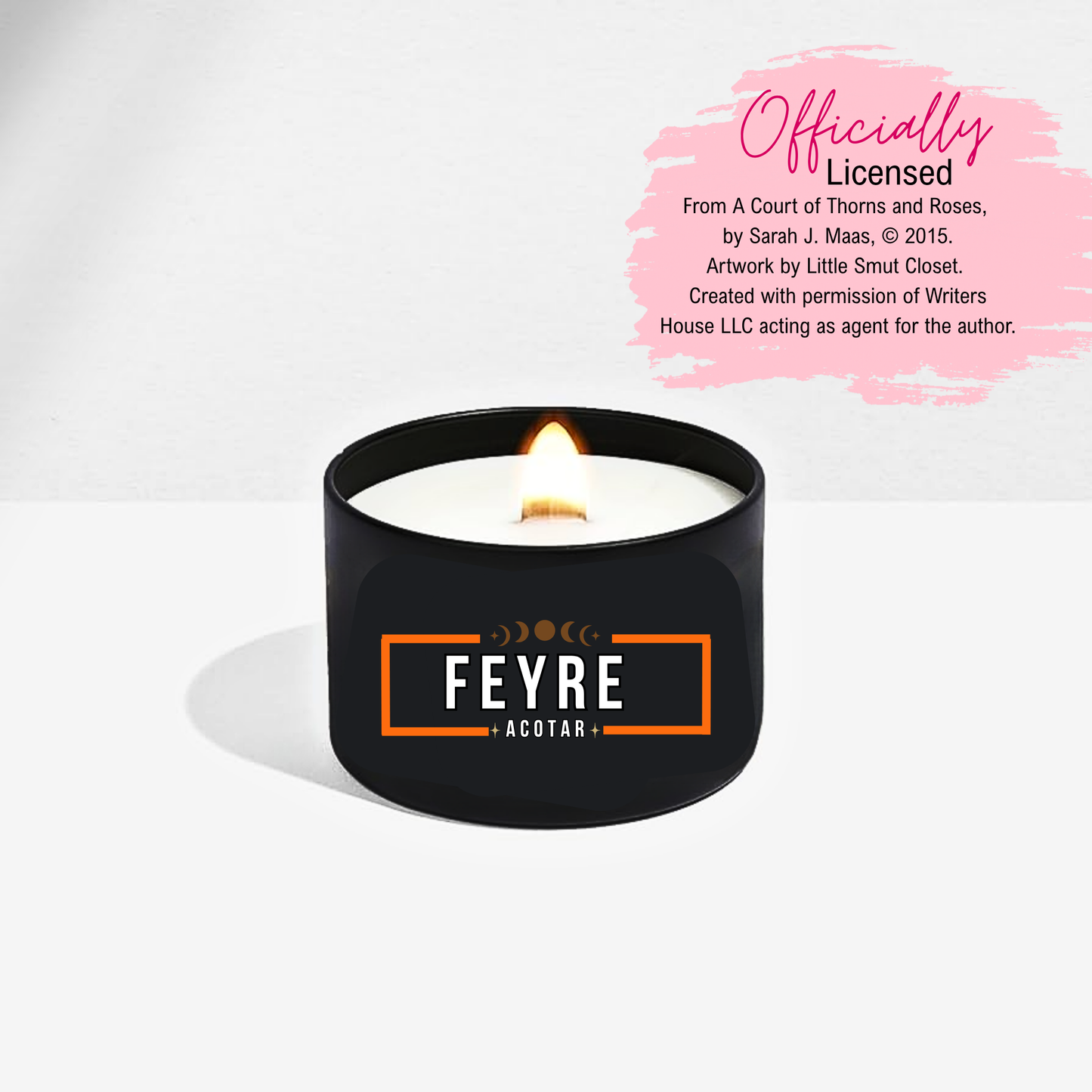 Officially Licensed Night Court Candle Collection Sarah J. Maas 9 oz