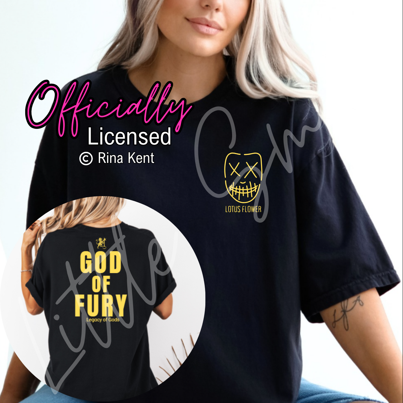 Officially Licensed Rina Kent God Of Fury Shirt