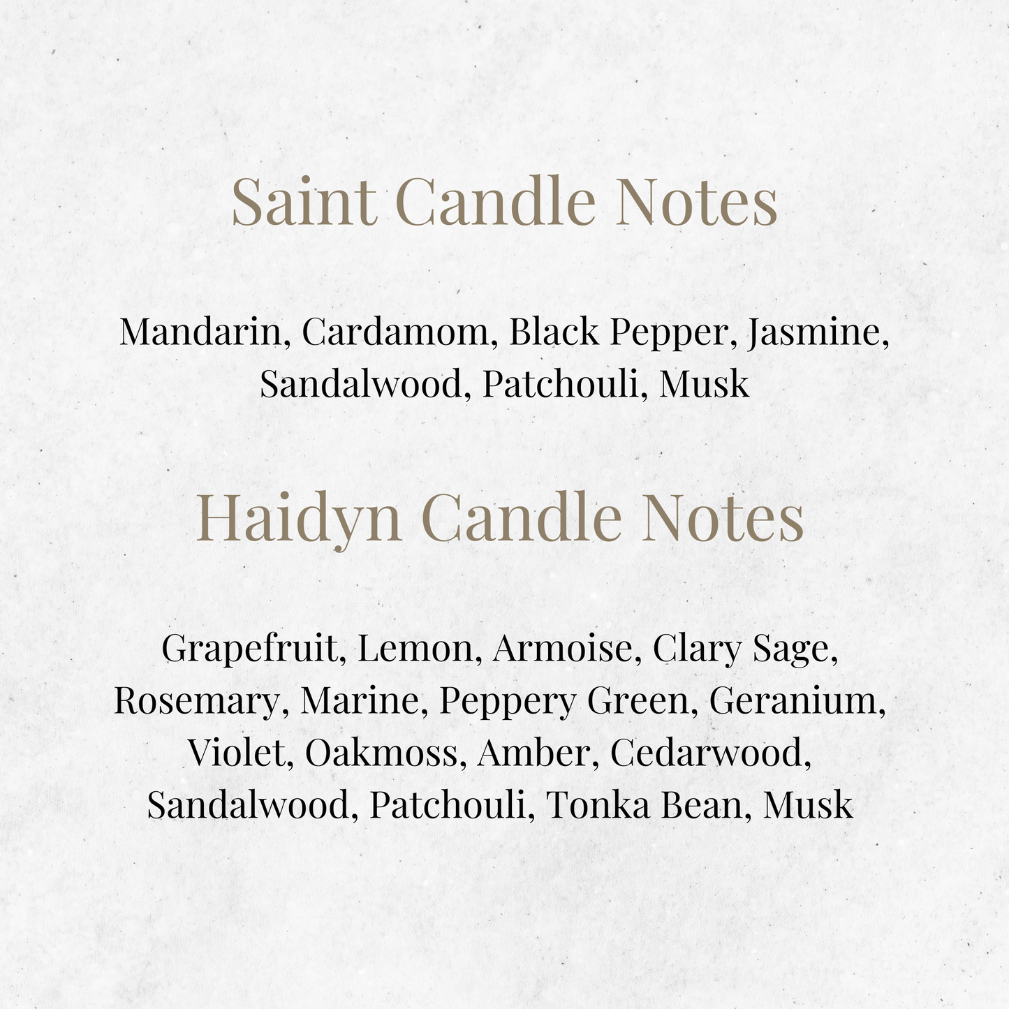 Officially Licensed Spade Brother Candle Collection Shantel Tessier 9 oz