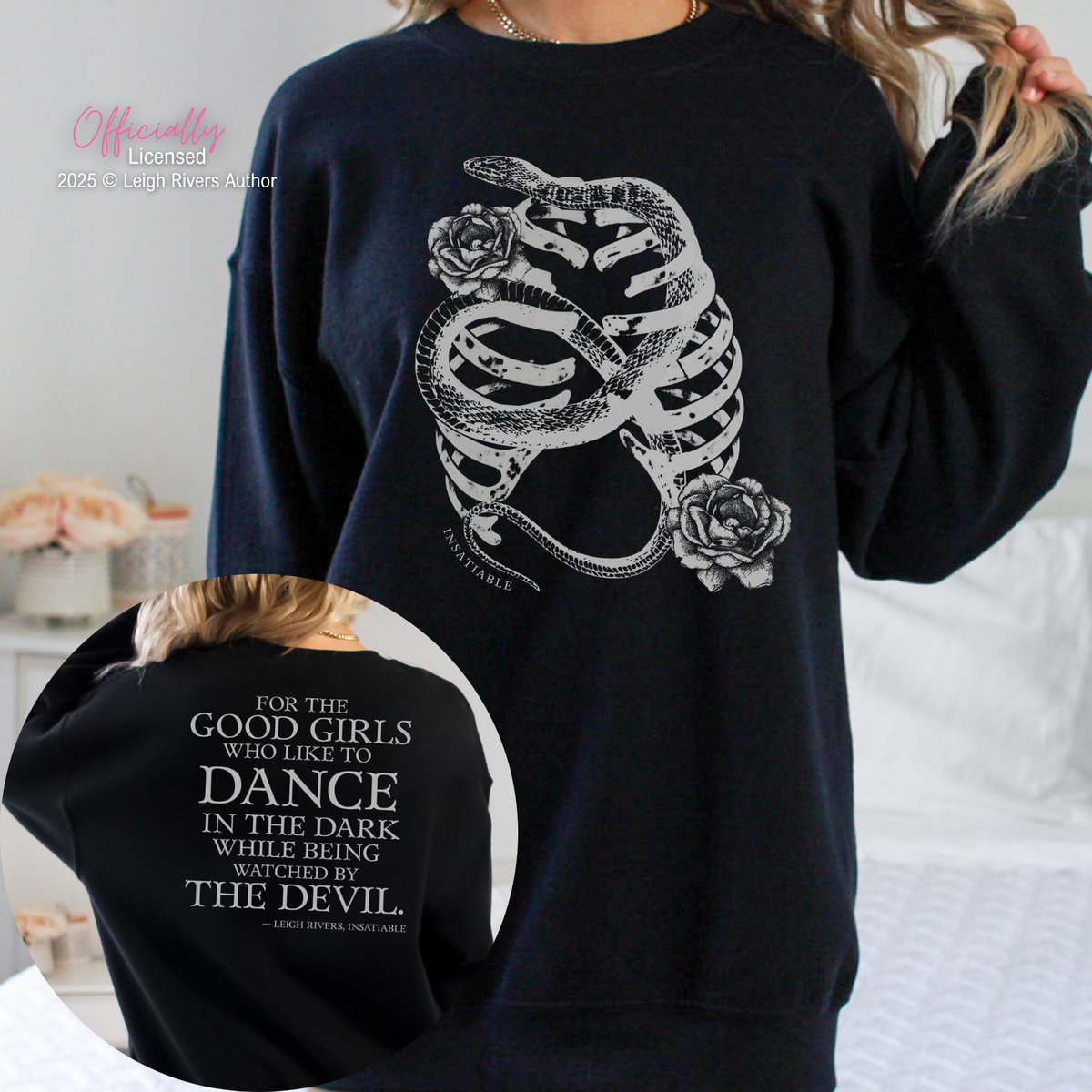 Officially Licensed Leigh Rivers Insatiable Sweatshirt