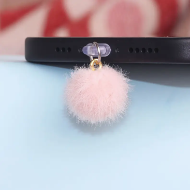 Kindle Dust Plug - Pink Puff