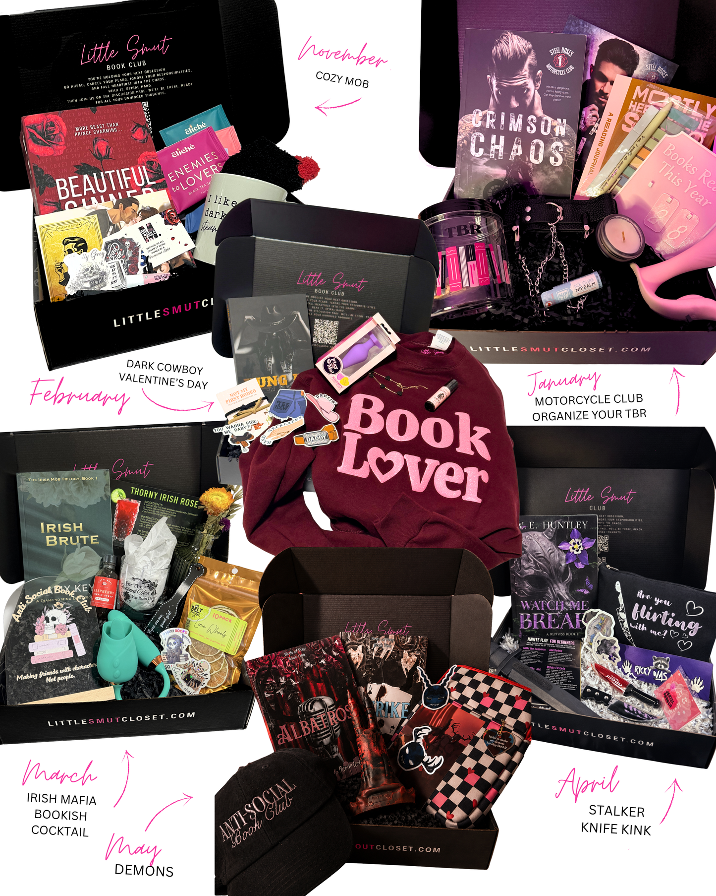 Overstock April Book Boxes (Single Purchase)